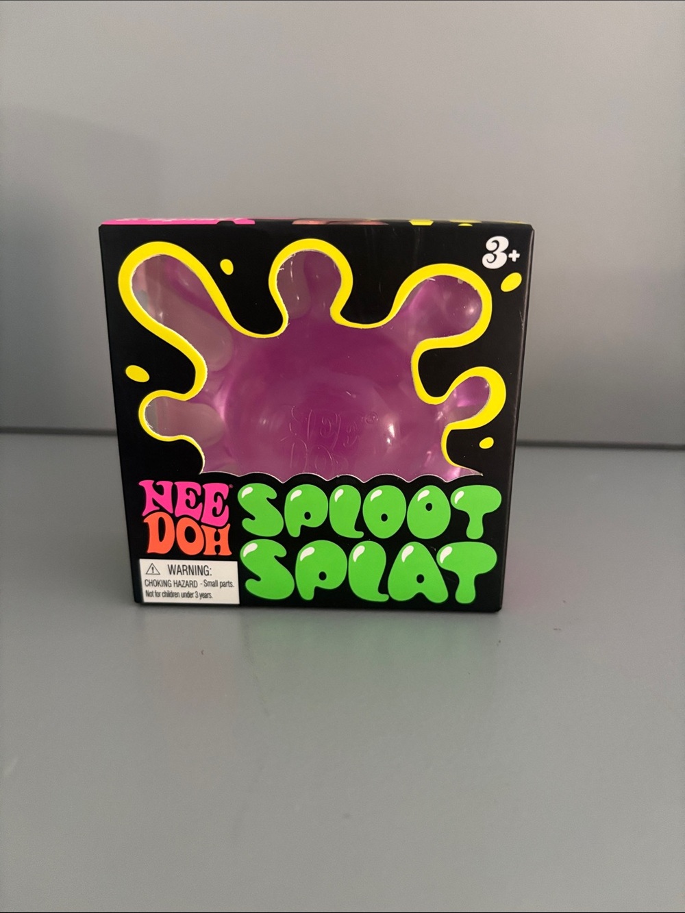 Authentic Rare NeeDoh Sploot Splat -Purple